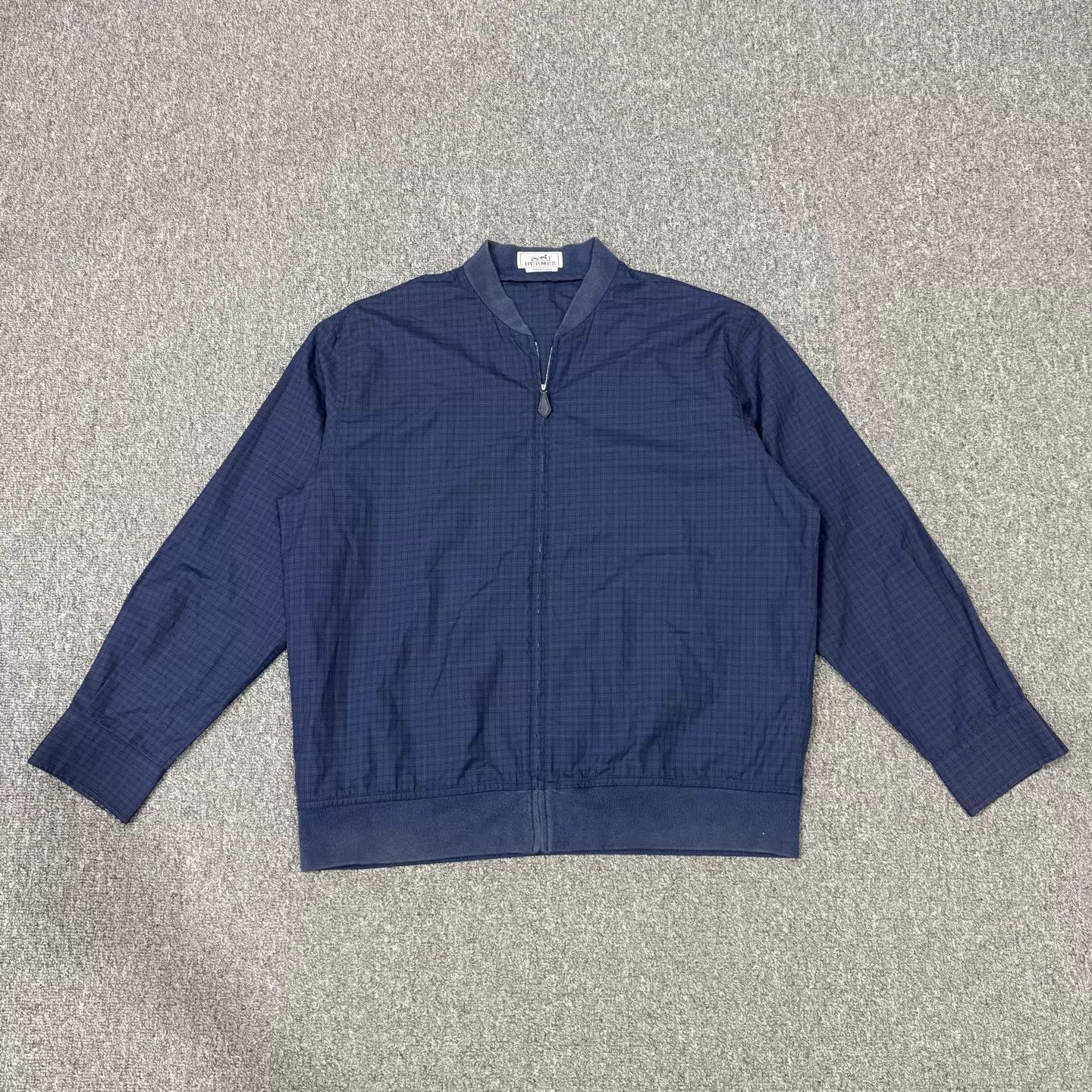 Hermes Hermes Navy Blue Zip Jacket 41 95 New Size US XXS / EU 40 - 1 Thumbnail