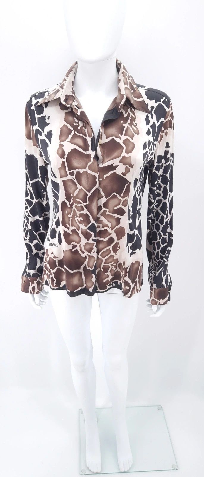 Versace Versace Giraffe Print Summer Shirt Size L / US 10 / IT 46 - 4 Thumbnail