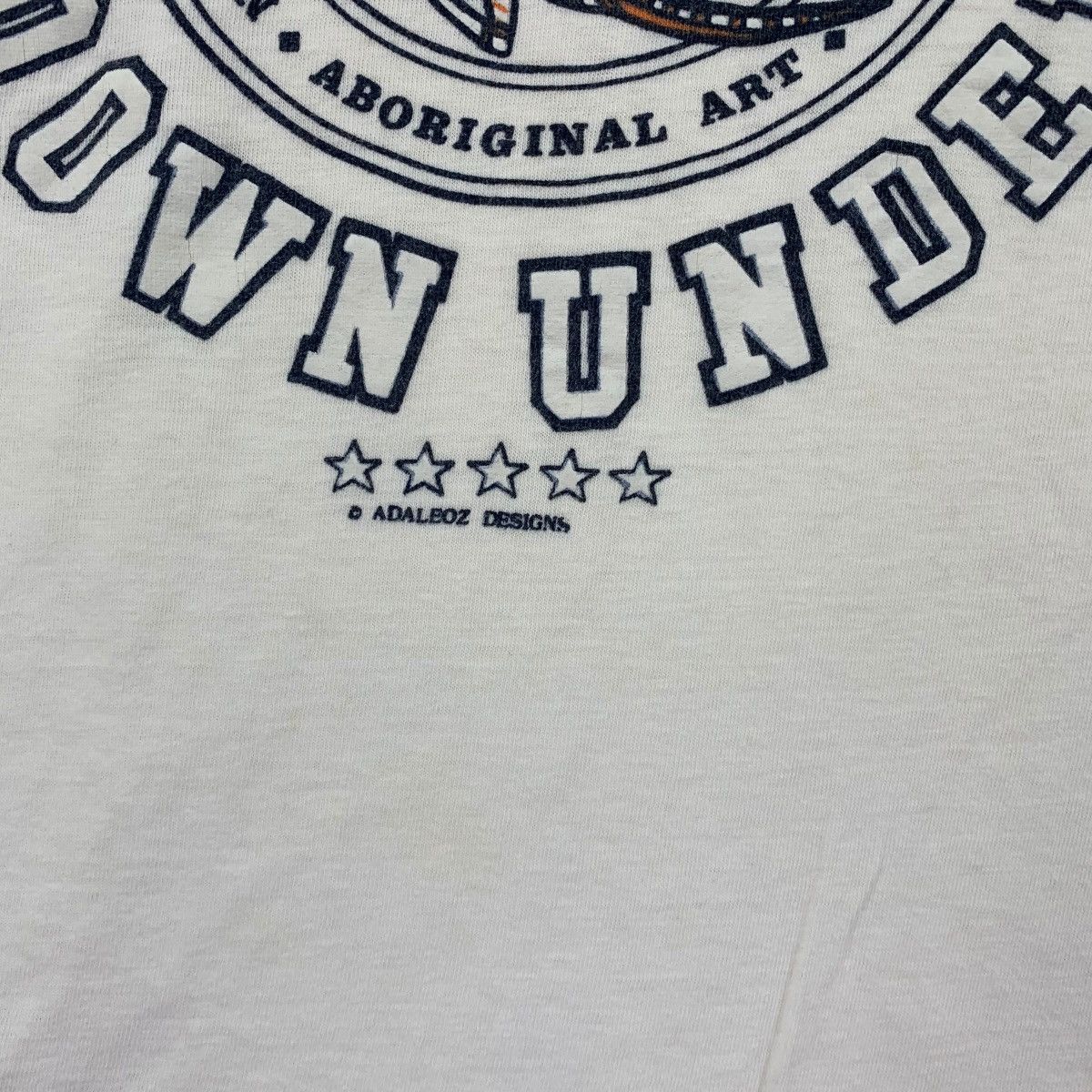 Vintage Vintage 90’ ADALBOZ DESIGNS AUSTRALIA Down Under Tee Shirt Size S / US 4 / IT 40 - 4 Thumbnail
