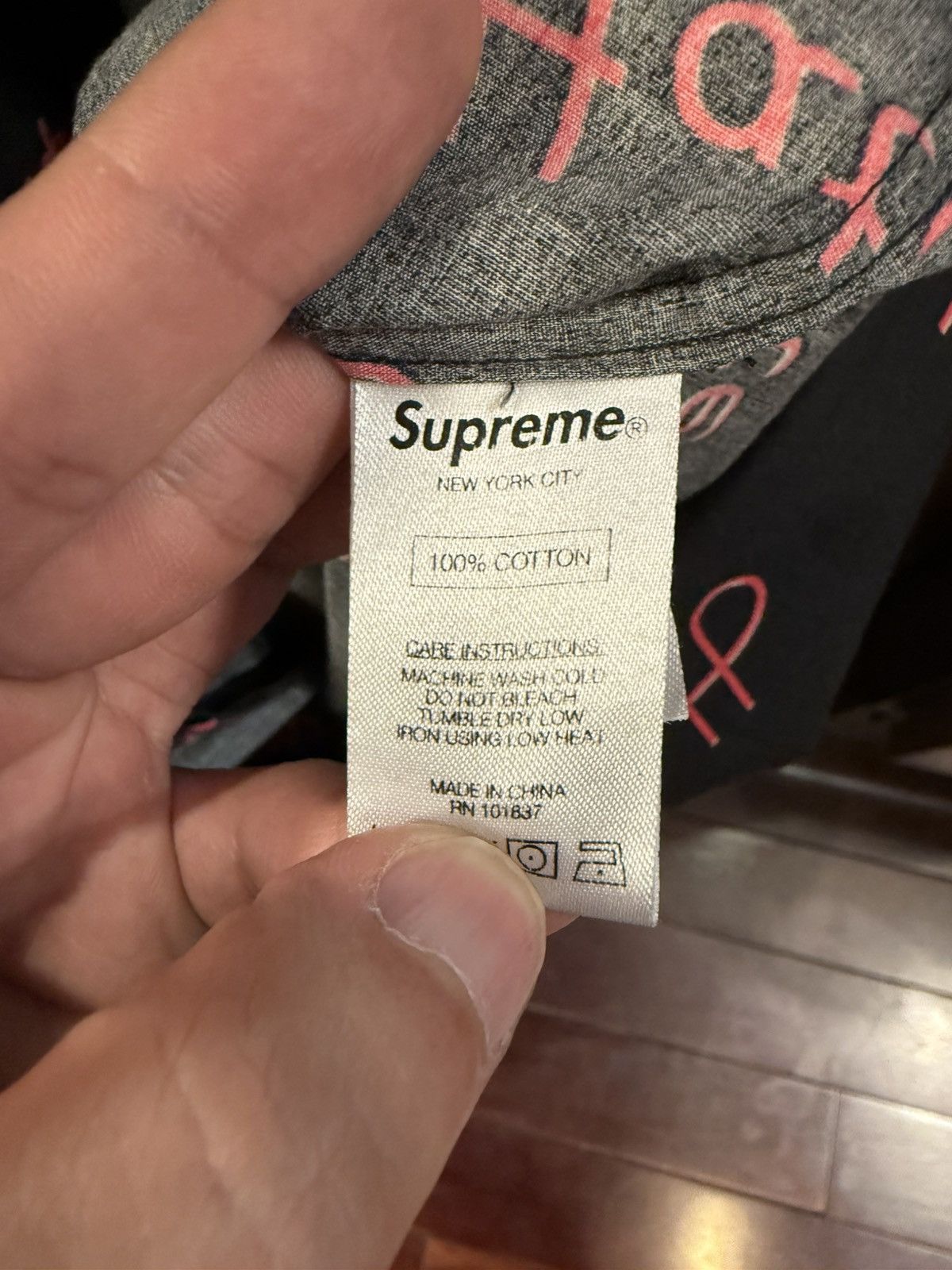 Supreme Supreme Hate Button Up L/S Shirt FW13 Size US M / EU 48-50 / 2 - 5 Thumbnail