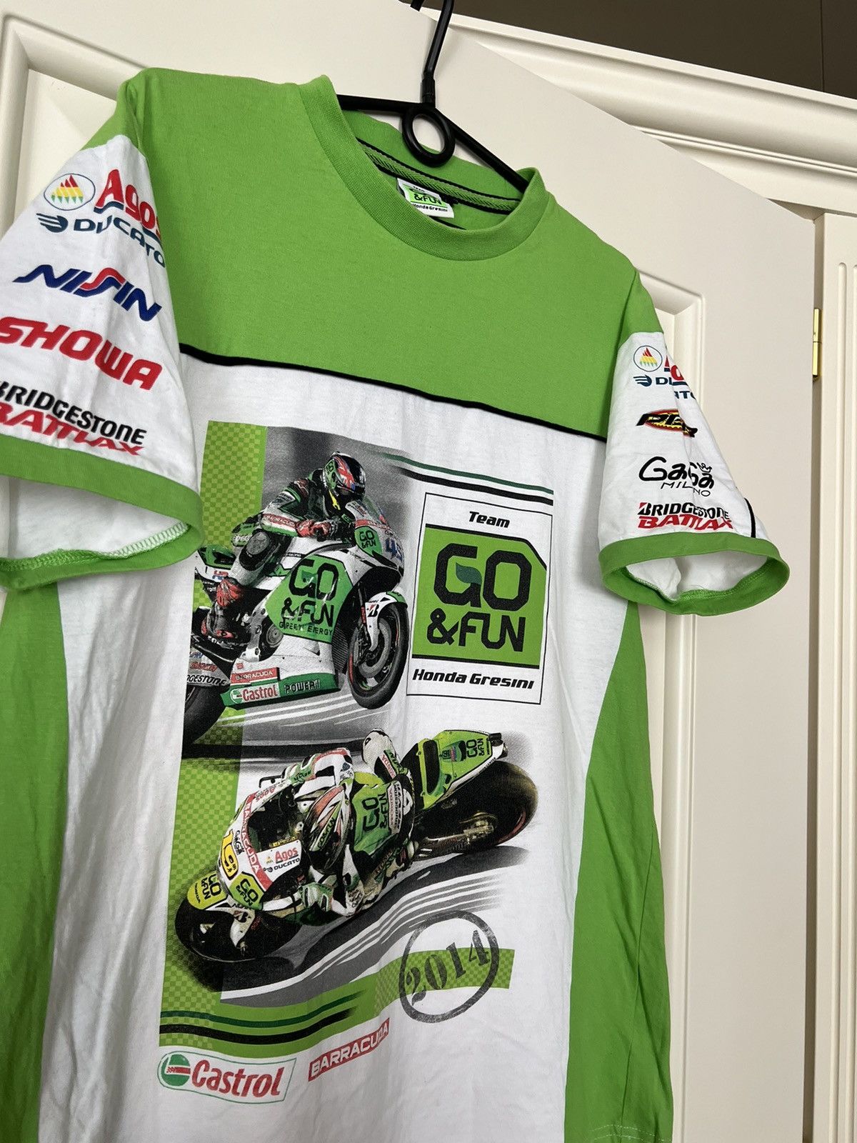 Honda 💥 Honda Racing Moto T-Shirt Tee Size US L / EU 52-54 / 3 - 6 Thumbnail