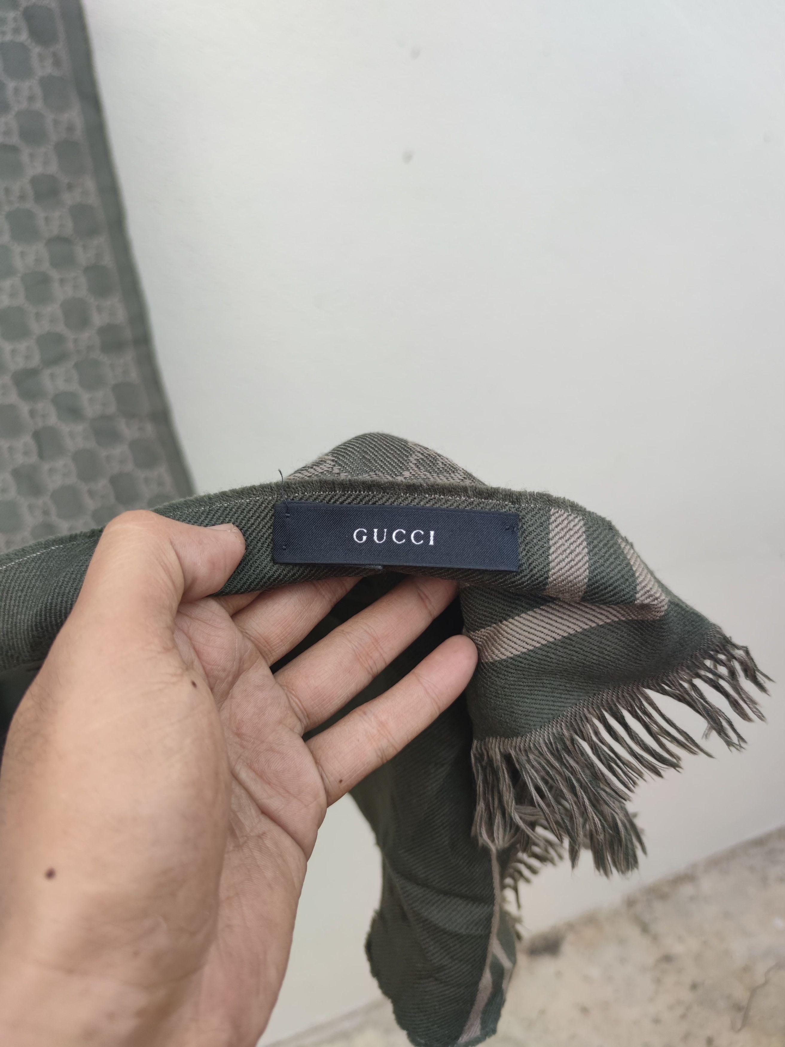 Gucci Gucci GG Monogram Wool Muffler Size ONE SIZE - 1 Thumbnail