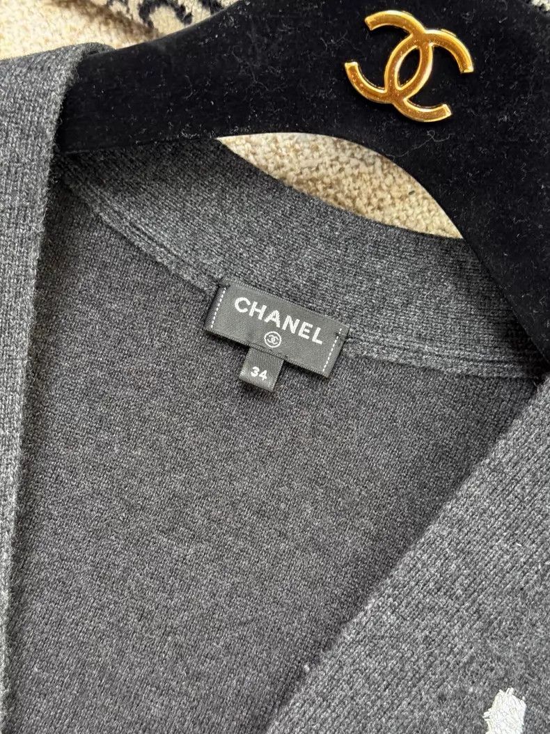 Chanel Chanel Shiny double C long-sleeved knitted cardigan coat Size XXS / US 00 / IT 34 - 6 Thumbnail