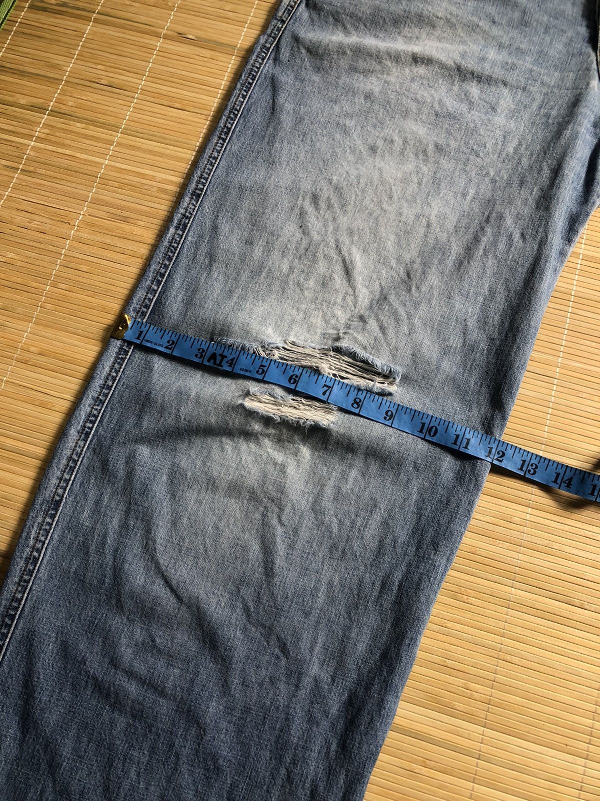 Marithe + Francois Girbaud Vintage Marithé & Francois Girbaud baggy jeans distressed Size US 33 - 16 Thumbnail