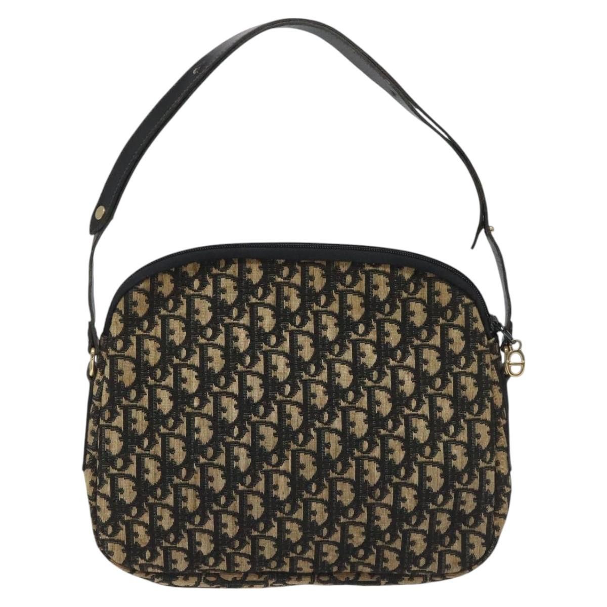 Dior DIOR Trotter Canvas Shoulder Bag Black Size ONE SIZE - 2 Thumbnail