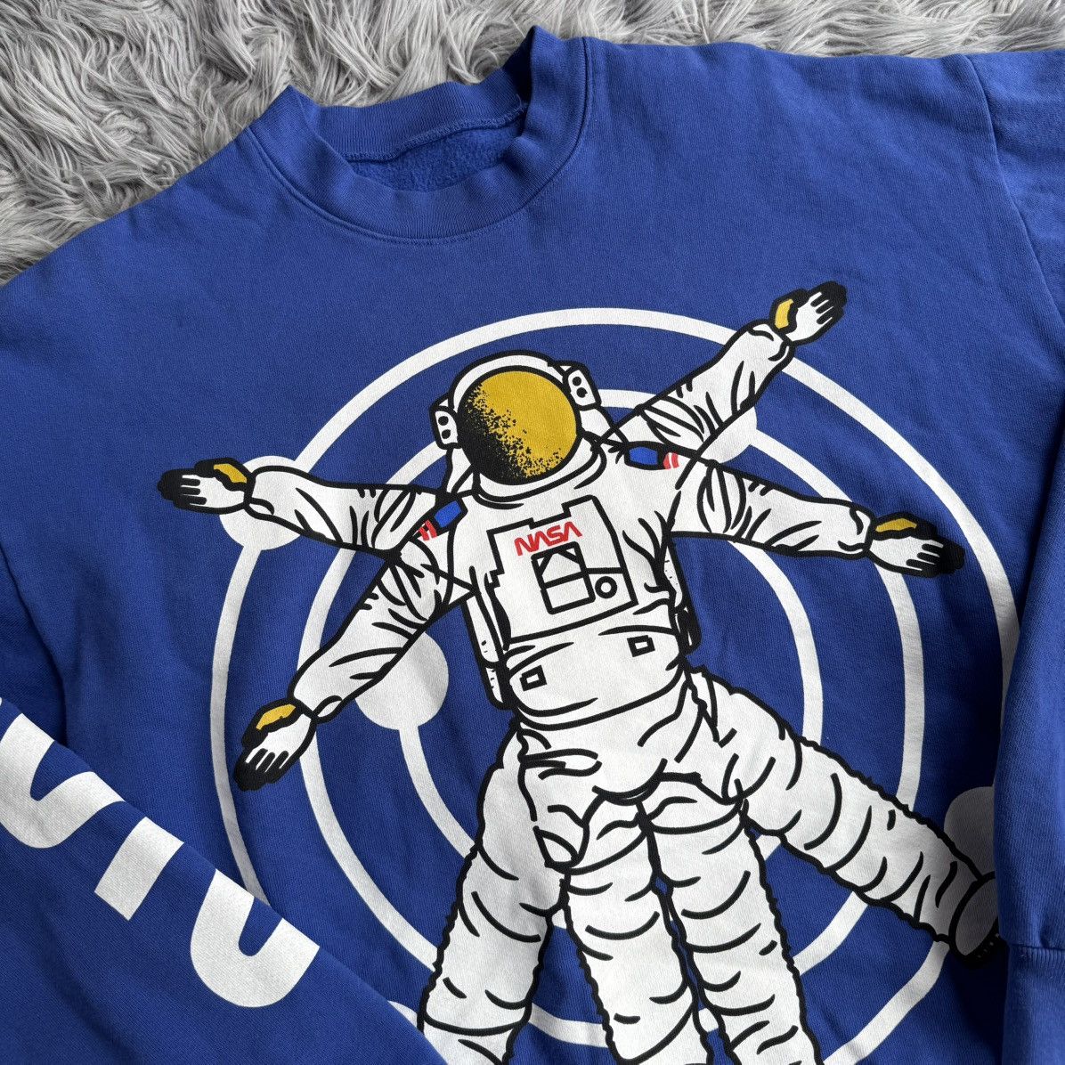 Band Tees × Cactus Plant Flea Market × Kid Cudi KID CUDI NASA TOUR CREWNECK HYPE BAND SWEATSHIRT CPFM STYLE Size US L / EU 52-54 / 3 - 7 Thumbnail