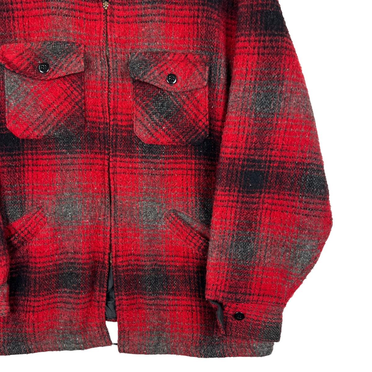 Filson 🔥 VINTAGE 50s MELTON PLAID CHECKER WOOL THINSULATE JACKET Size US L / EU 52-54 / 3 - 4 Thumbnail