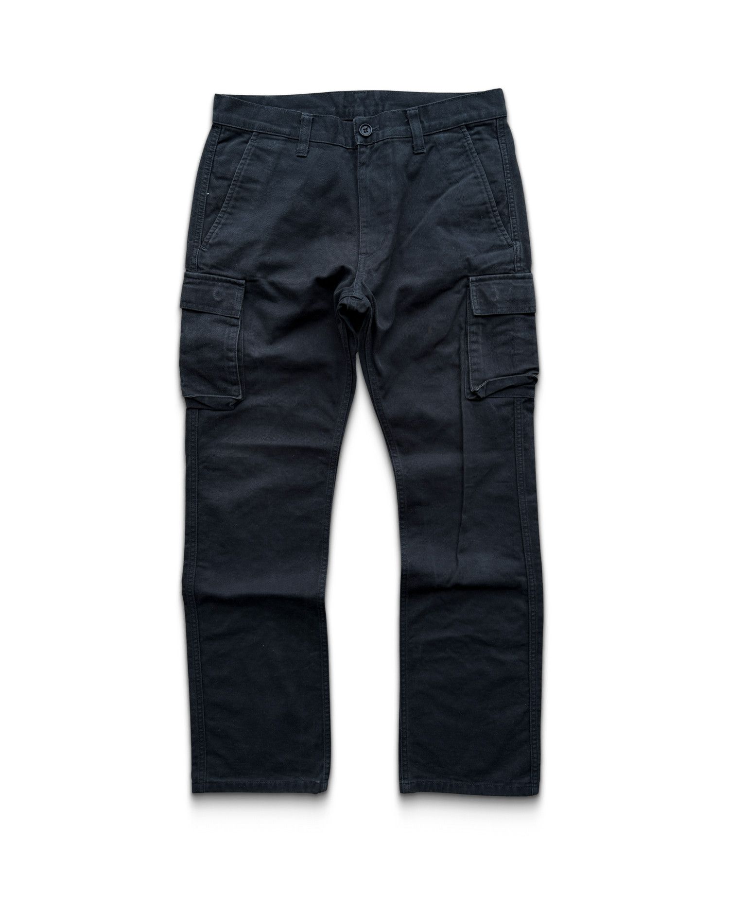 Comme des Garcons Homme Comme des Garçons Homme Black Two-Pocket Cargo Pants Size US 29 - 2 Thumbnail