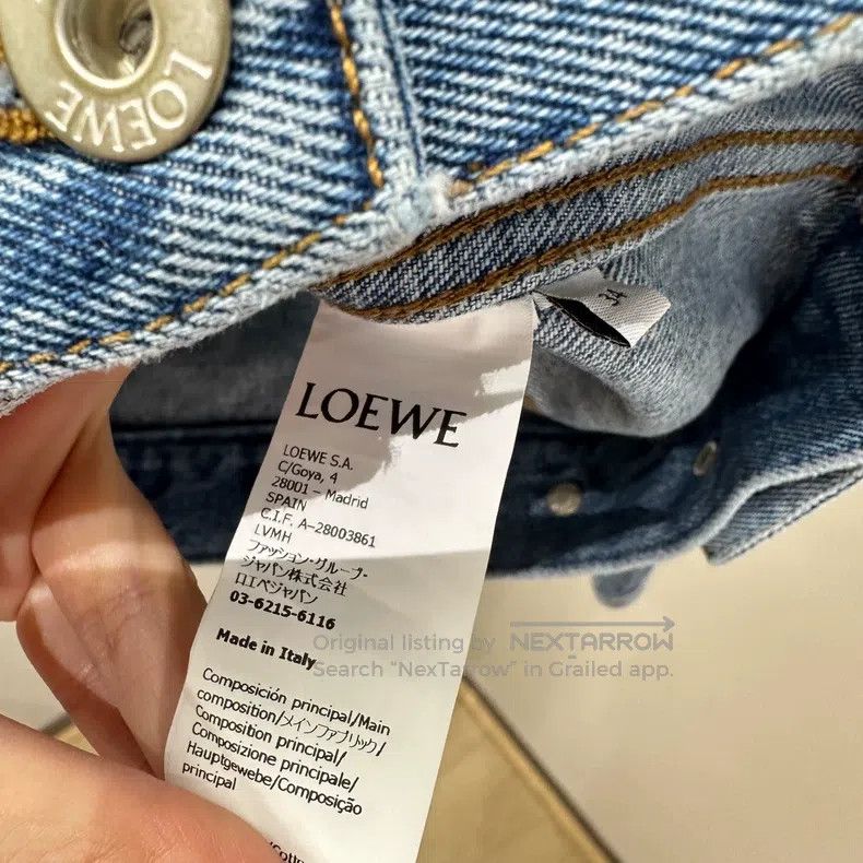 Loewe Loewe Blue logo embroidered notch lapel single-breasted Size XXS / US 00 / IT 34 - 4 Thumbnail