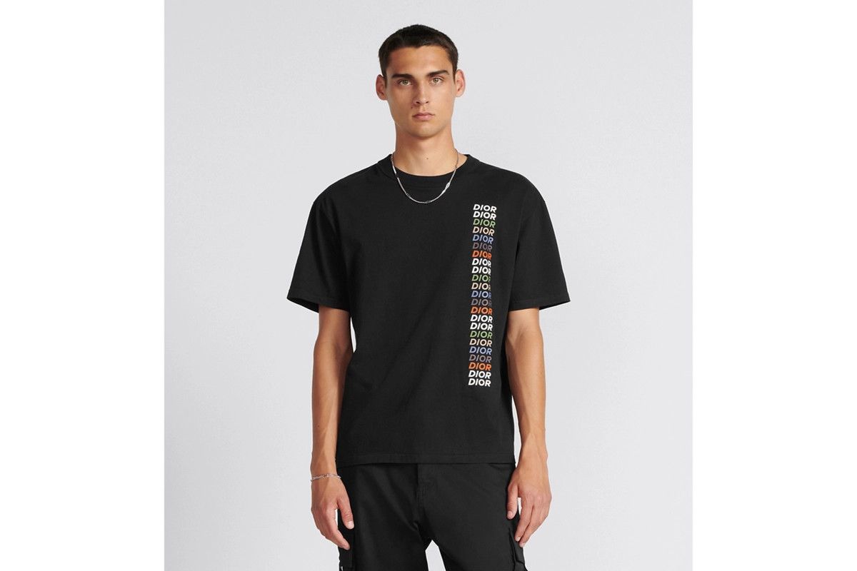 Dior o1bcso1str0225 Relaxed-Fit T-Shirt in Black Size US XL / EU 56 / 4 - 4 Thumbnail