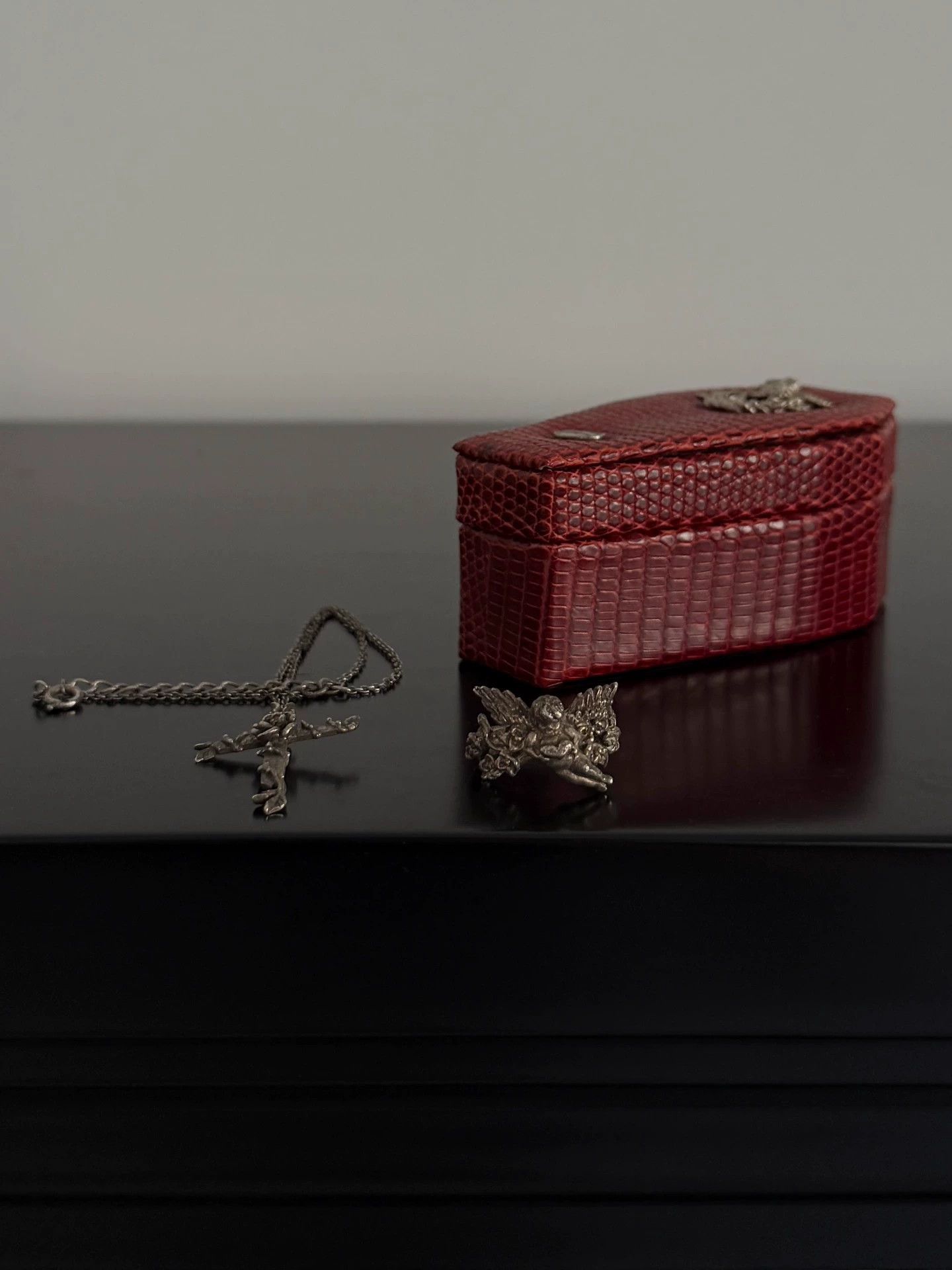 Jean Paul Gaultier JPG Runway Thorn Angel Rose NR Rare Silver Archive Size ONE SIZE - 3 Thumbnail