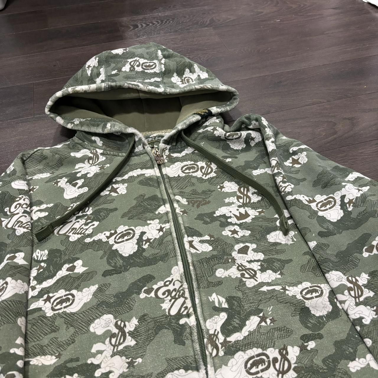 Ecko Unltd. Vintage ecko untld co all over print hoodie cash money XL Size US XL / EU 56 / 4 - 1 Thumbnail