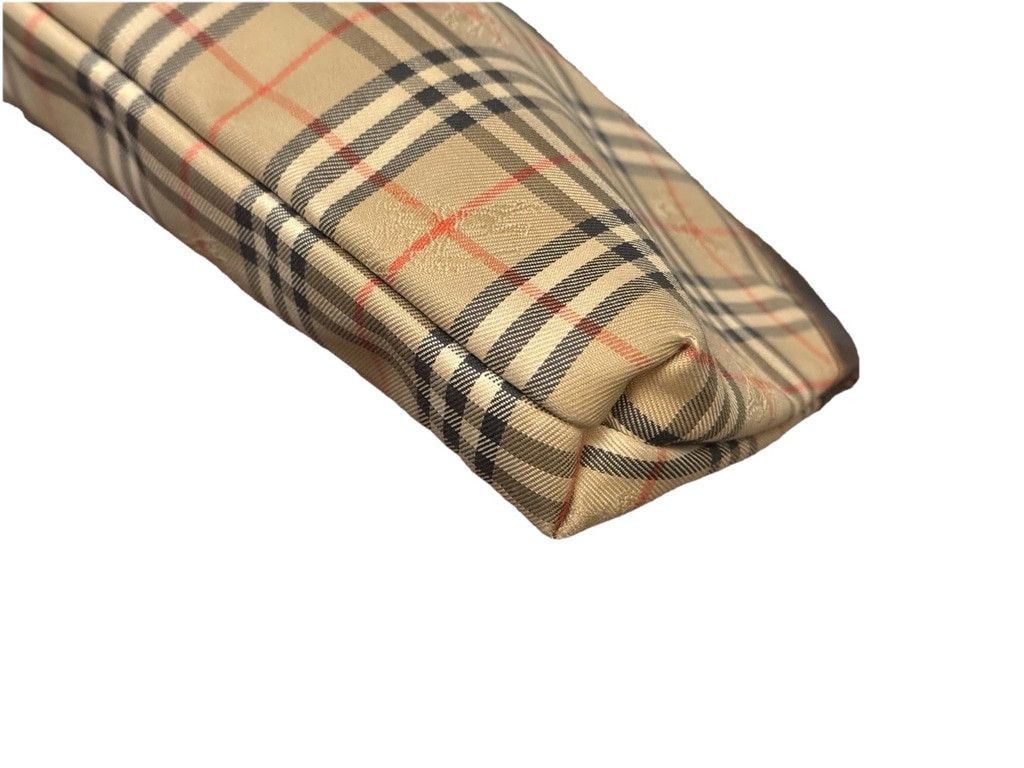 Burberry BURBERRY’s Nova Check Beige Canvas Pouch Clutch Vintage Size ONE SIZE - 8 Thumbnail