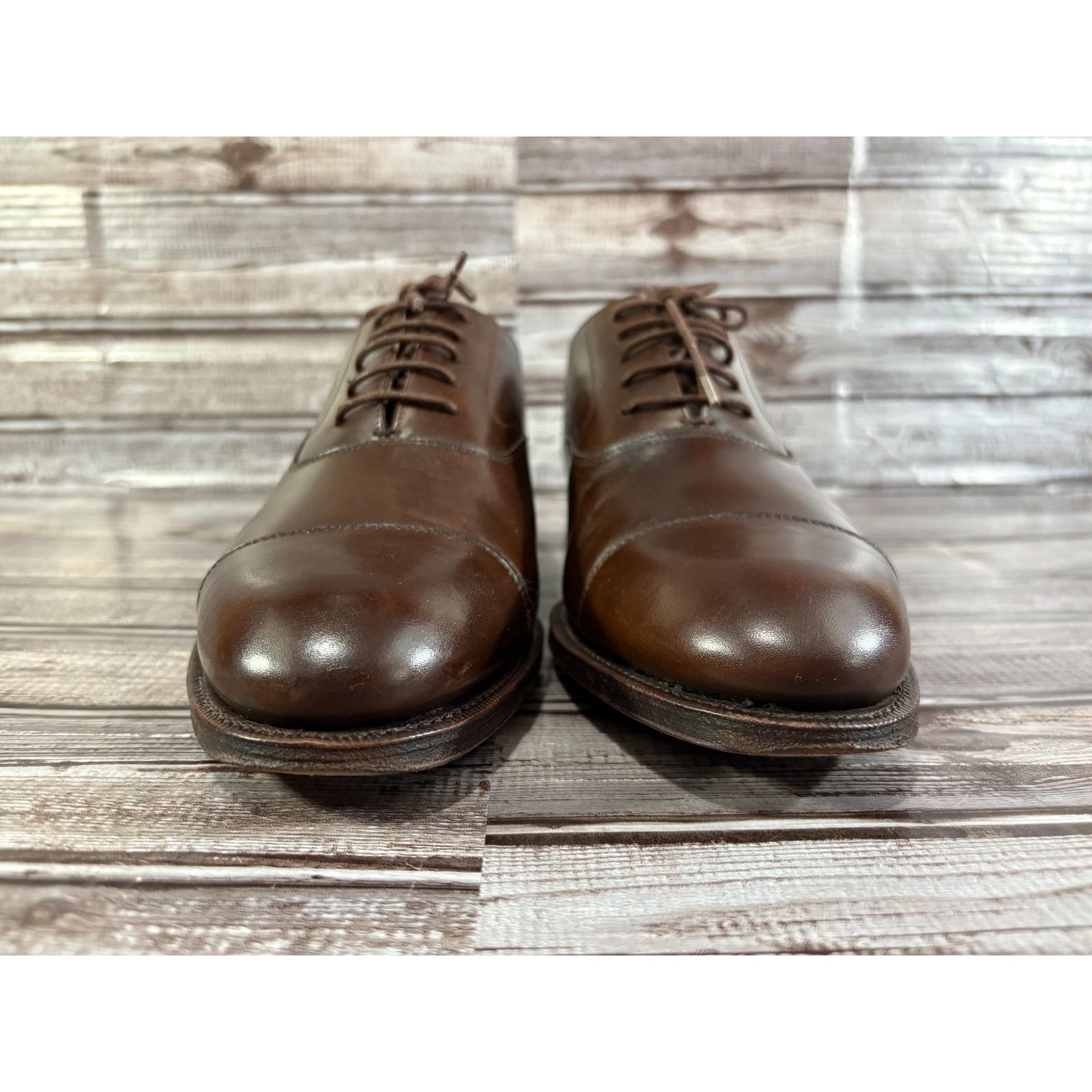 Meermin Meermin Calf leather Oxford dress shoes sz 8.5 color brown 1 Size US 8.5 / EU 41-42 - 2 Thumbnail