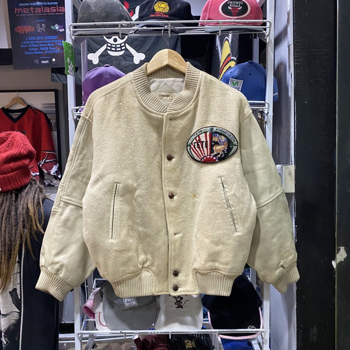 Issey Miyake × Tete Homme VTG Tete Homme Katoh Kazutaka Issey Miyake Varsity Jackets Size US M / EU 48-50 / 2 - 2 Thumbnail