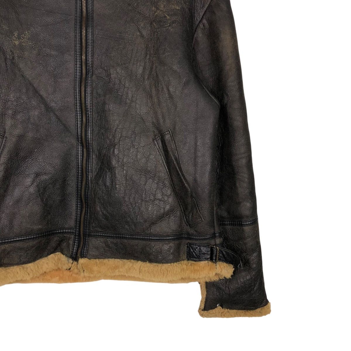 Canterbury of New Zealand 🔥VINTAGE GENUINE LEATHER JACKET SHEARLING CANTERBURY Size US M / EU 48-50 / 2 - 7 Thumbnail