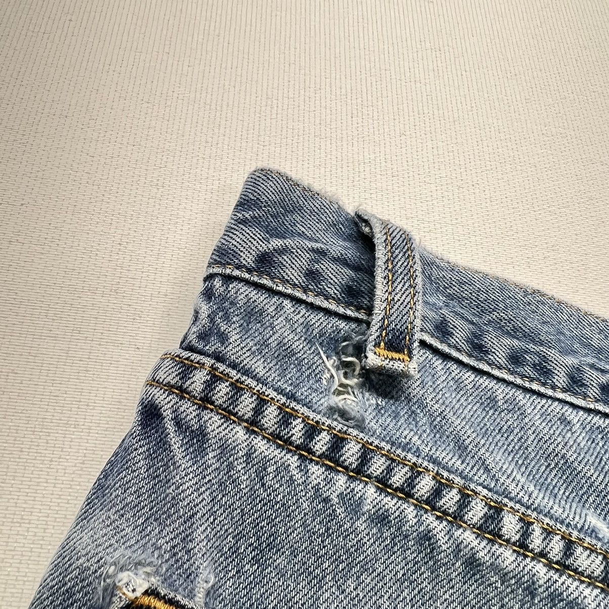 Levi's × Vintage VTG Levis 550 Jeans Blue Cropped Relaxed Fit Denim Baggy Size US 38 / EU 54 - 18 Thumbnail