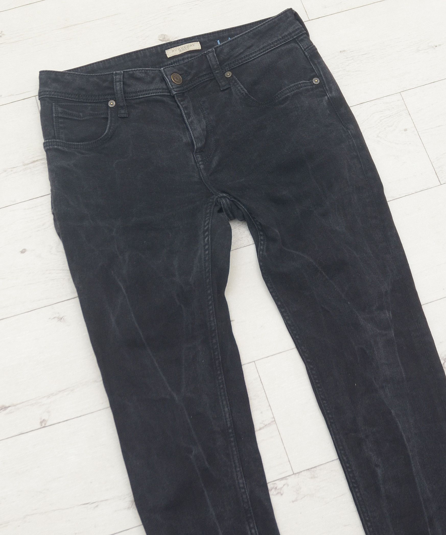 Burberry Burberry Brit Langley Skinny Ankle Deep Modal Jeans Y2K W29 Size 29" - 3 Thumbnail
