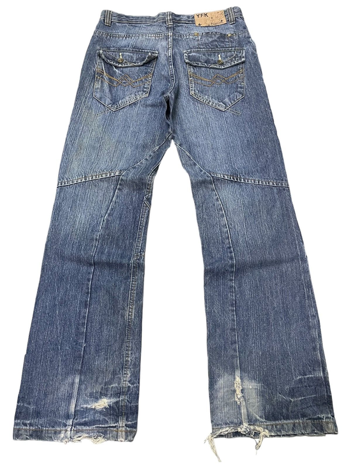 Fox Racing × Hysteric Glamour YFK Kevlar Biker Jeans Size US 30 / EU 46 - 2 Thumbnail