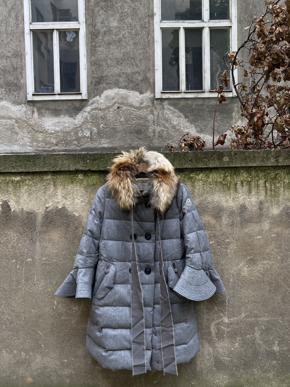 Moncler Fur Down Patch Jacket