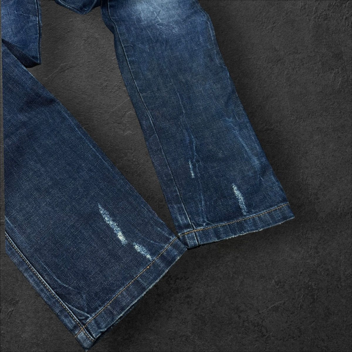 Dolce & Gabbana × Vintage Dolce Gabbana Junior Lighting Washed Distressed Jeans Denim Size US 29 - 9 Thumbnail