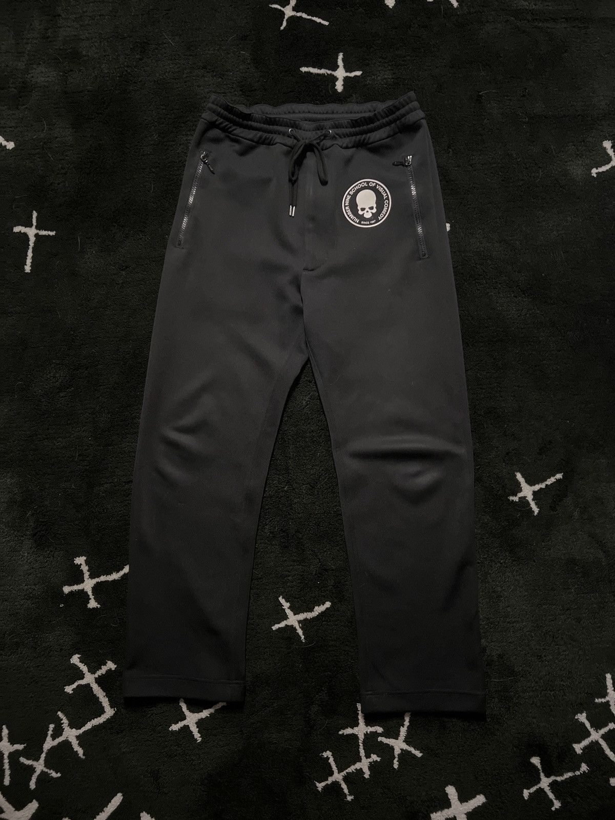 Number (N)ine SS01 - “School of Visual Comedy” Track pants Size US 29 - 1 Thumbnail
