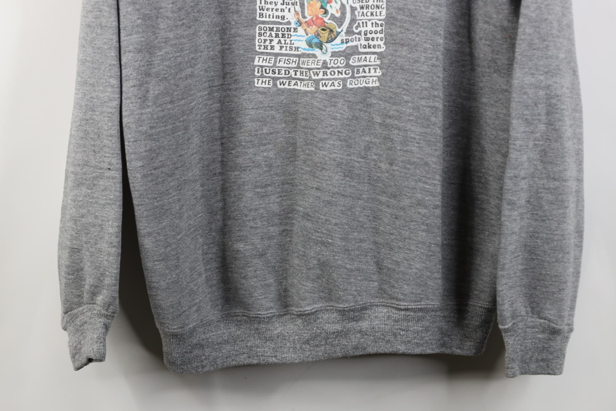 Russell Athletic Vintage 80s Russell Athletic Excuse Crewneck Sweatshirt USA Size US XL / EU 56 / 4 - 3 Thumbnail
