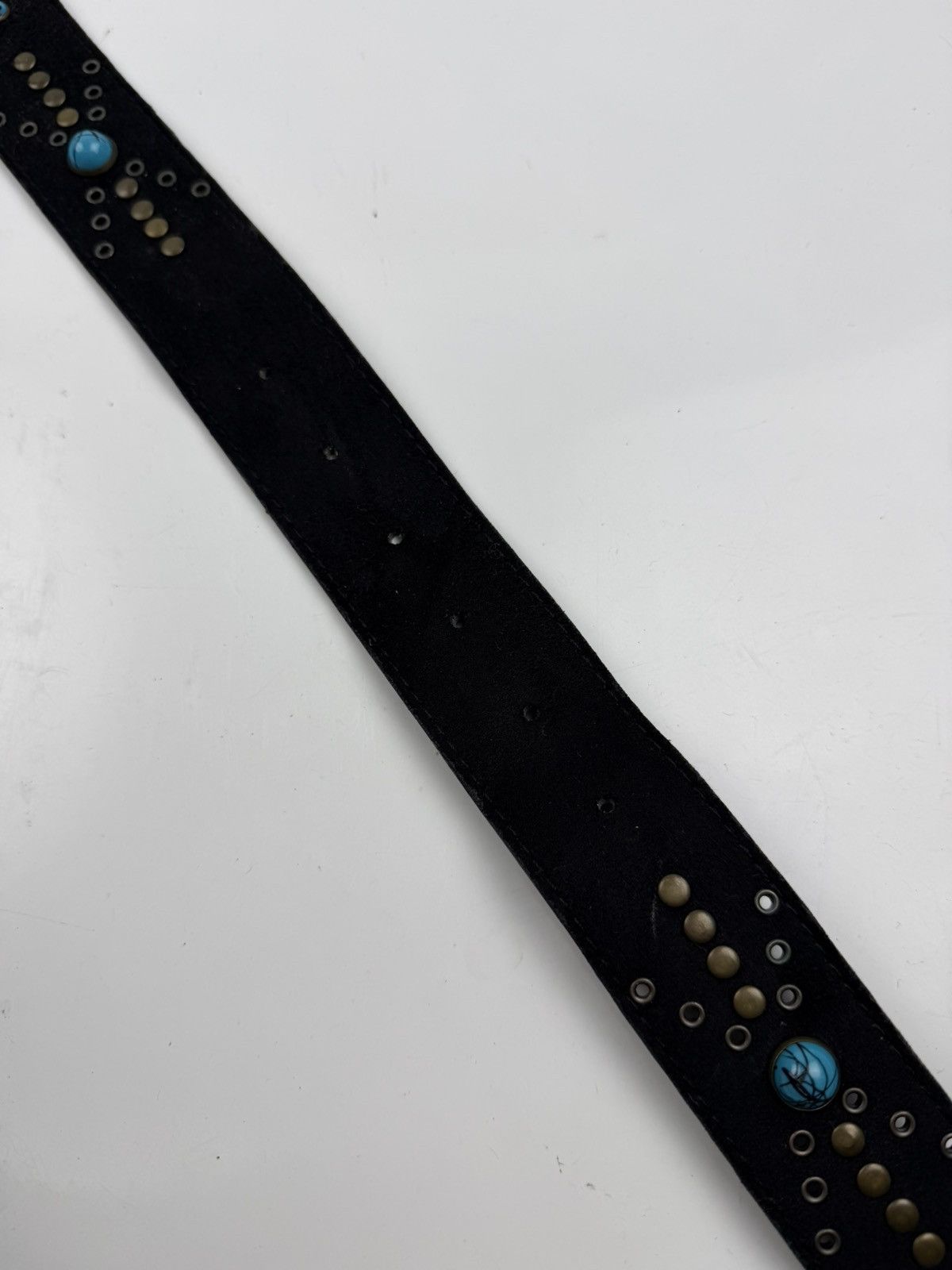 Japanese Brand nice design studded belt tc53 Size 32 - 3 Thumbnail
