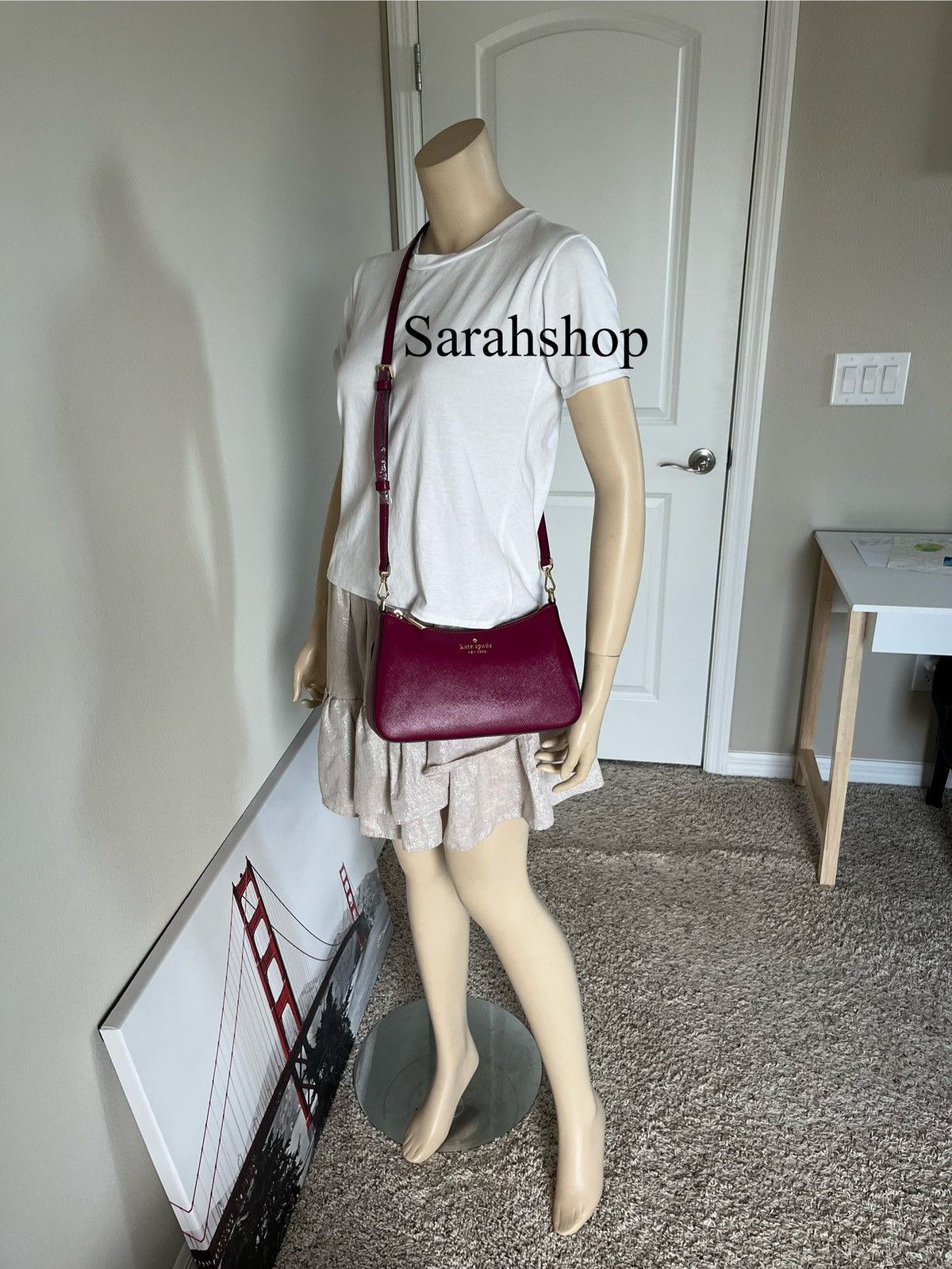 Kate Spade Kate Spade Madison Faux Pearl Medium Convertible Crossbody Size ONE SIZE - 11 Thumbnail