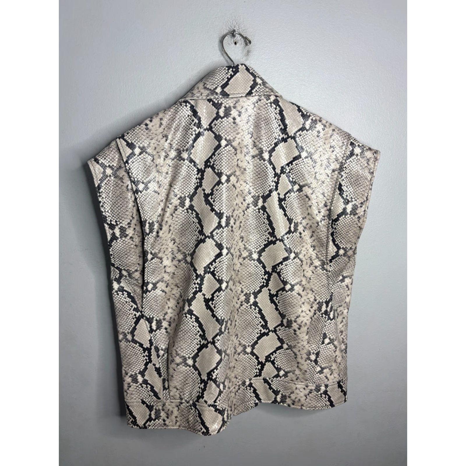 Vintage Halfboy Snake Print Leather Biker Vest Full Zip Mens Size Small 4504 Size US S / EU 44-46 / 1 - 5 Thumbnail