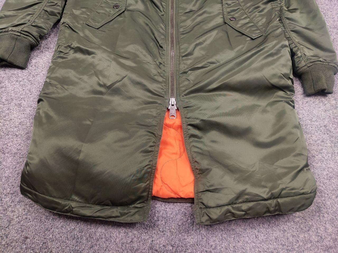 Alpha Industries Alpha Industries MA-1 Long green Military Bomber Jacket Size US M / EU 48-50 / 2 - 6 Thumbnail