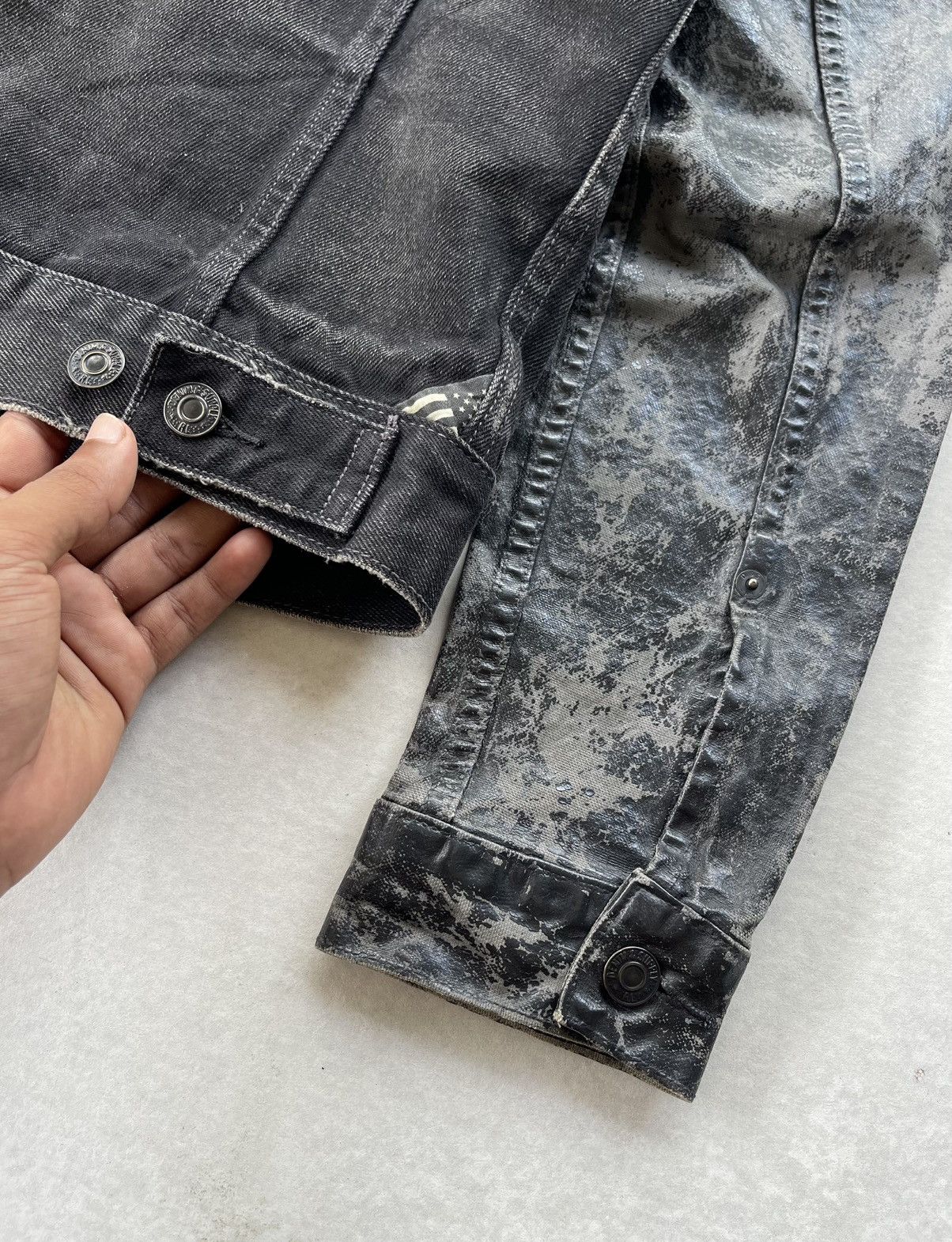 Denim & Supply Ralph Lauren 🔥Vtg Denim & Supply Ralph Lauren Waxed Sleeve Trucker Jacket Size US S / EU 44-46 / 1 - 11 Thumbnail