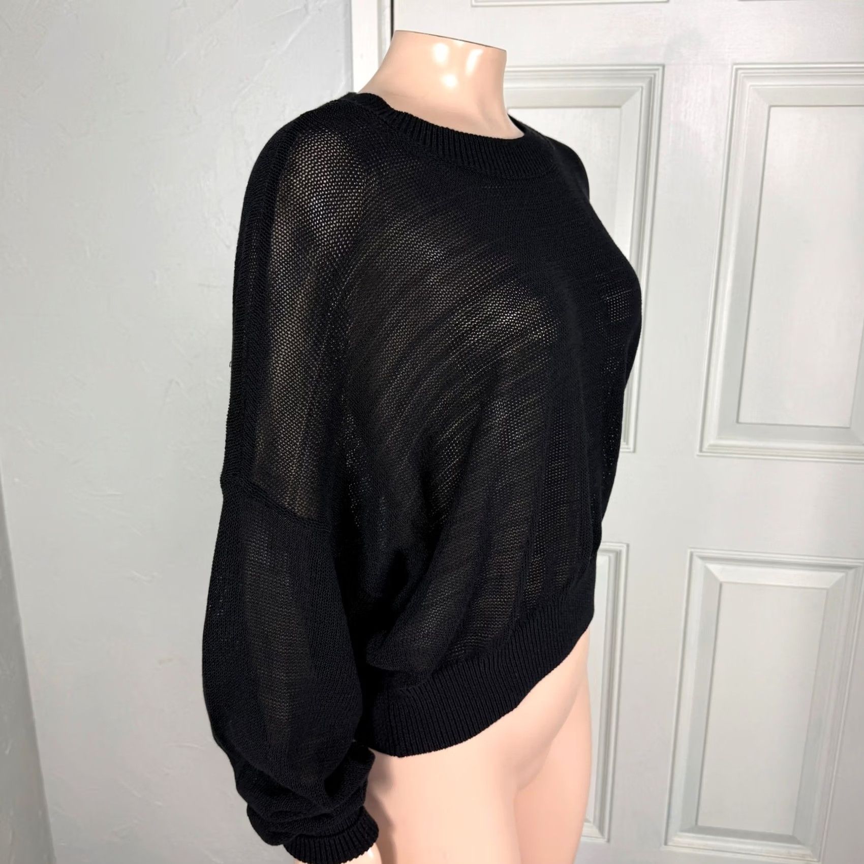 Madewell NEW Madewell Women's Sweater XL Crewneck Loose Knit Cotton U3-15 N0962 Size XL / US 12-14 / IT 48-50 - 4 Thumbnail