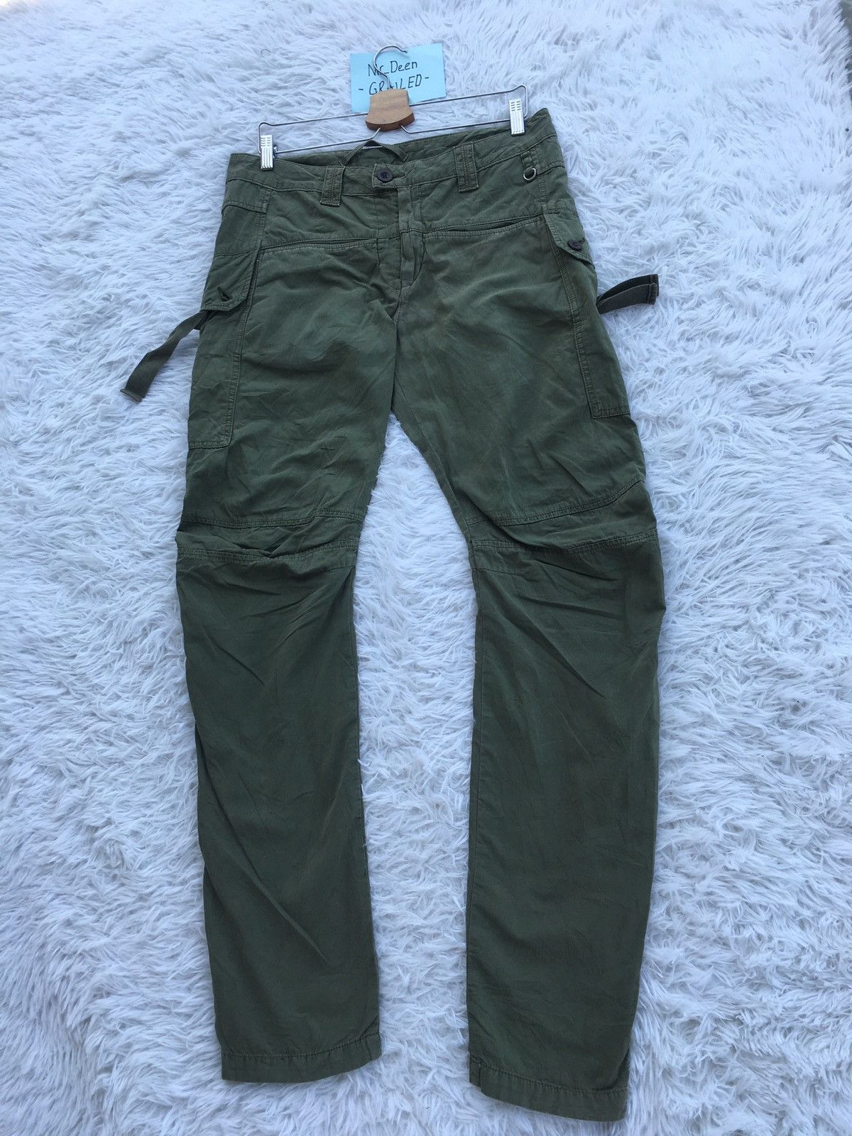 Marithe + Francois Girbaud Rare Vintage Marithe Francois Girbaud Cargo Pant Size US 33 - 3 Thumbnail