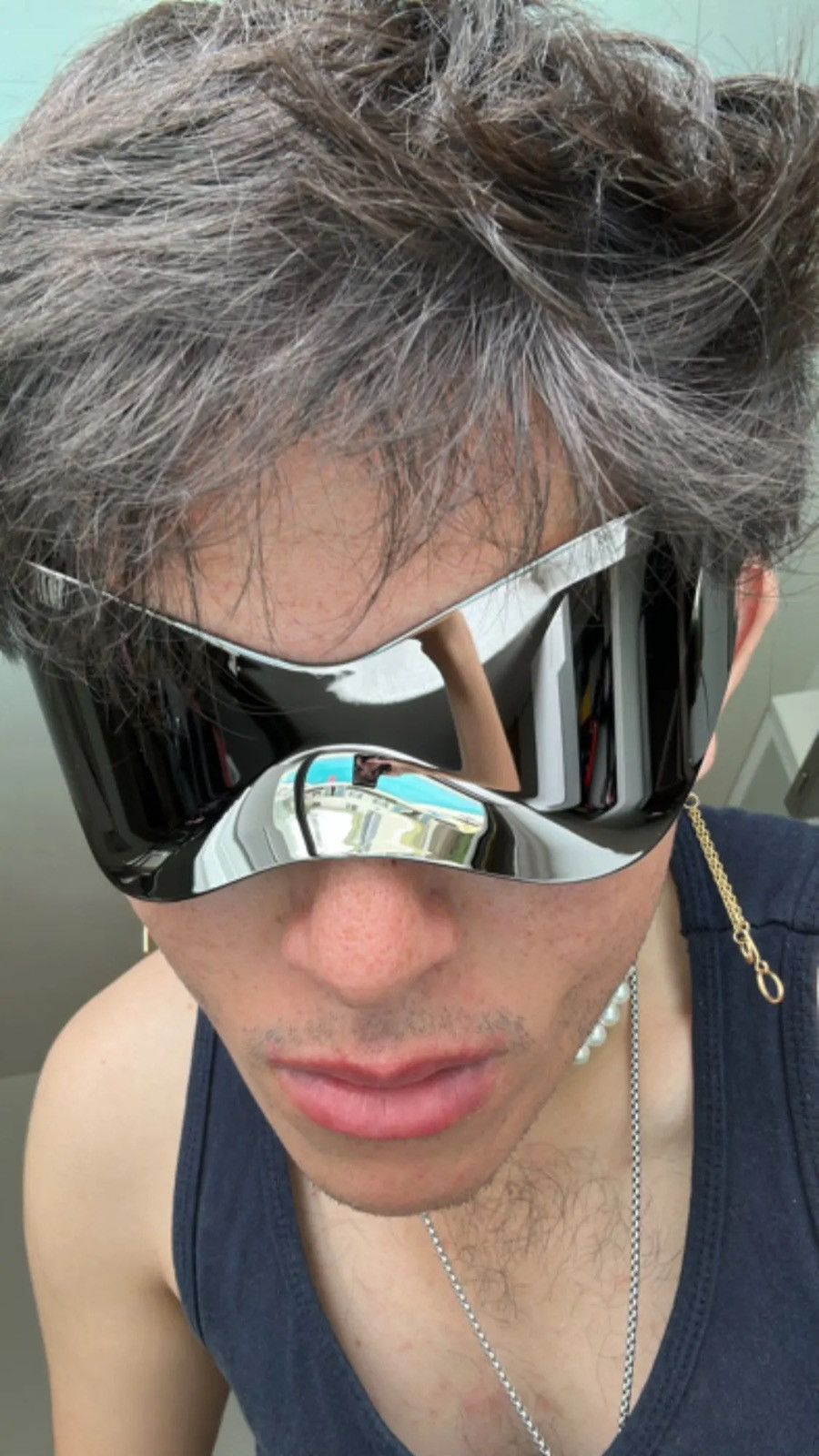 Designer × Vintage Streetwear Punk Rock Gothic Sunglasses y2k 90’s Size ONE SIZE - 6 Thumbnail