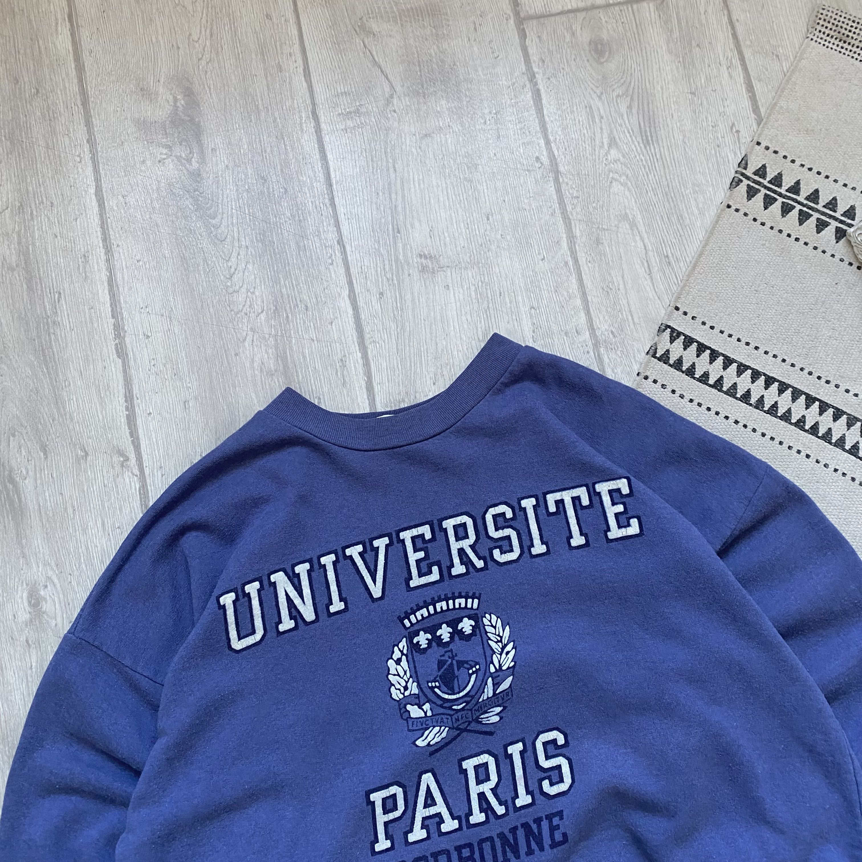 Gildan vintage 80s paris sorbonne university boxy sweatshirt france Size US M / EU 48-50 / 2 - 2 Thumbnail