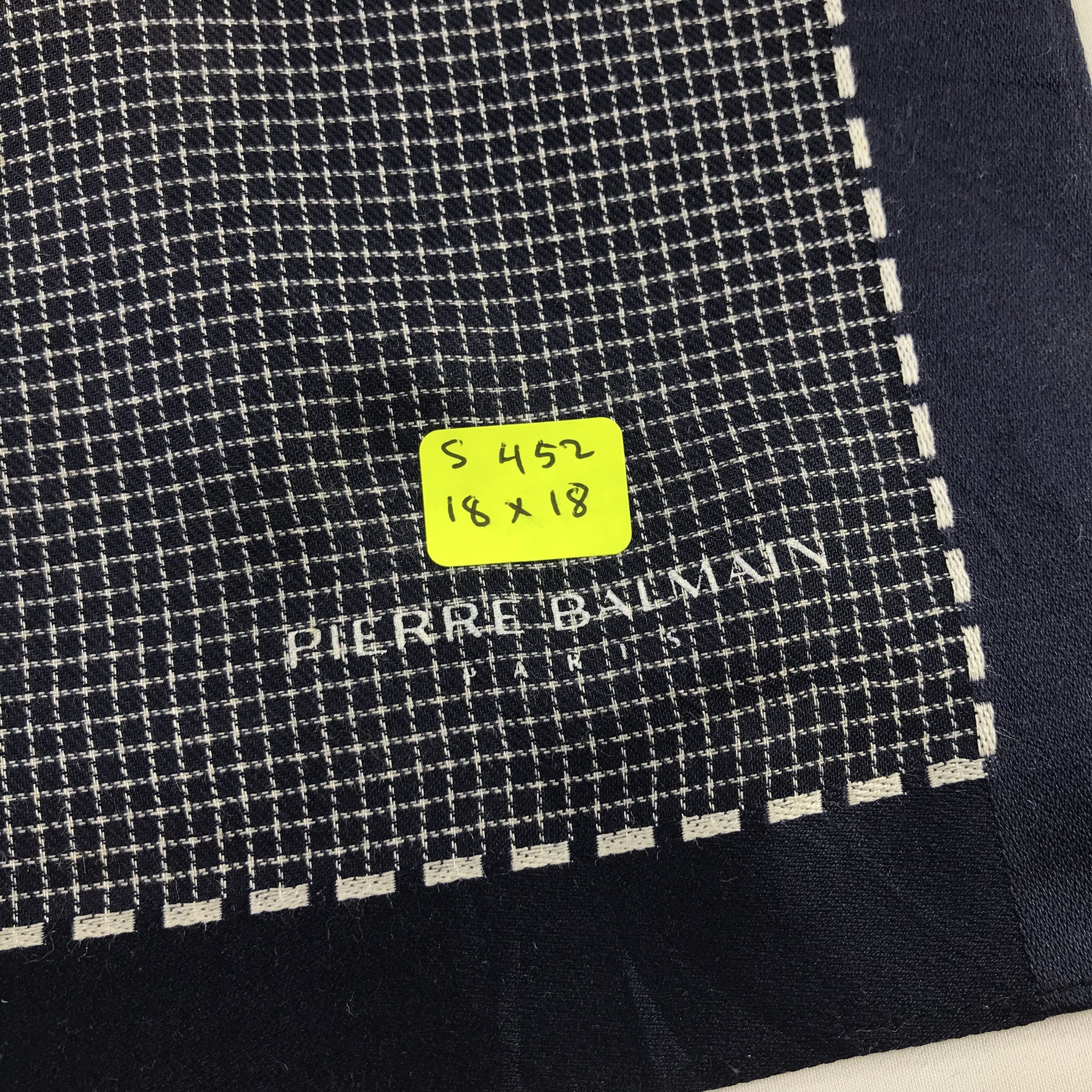 Pierre Balmain × Vintage Pierre Balmain Bandana / Handkerchief / Neckerchief - S452 Size ONE SIZE - 4 Thumbnail