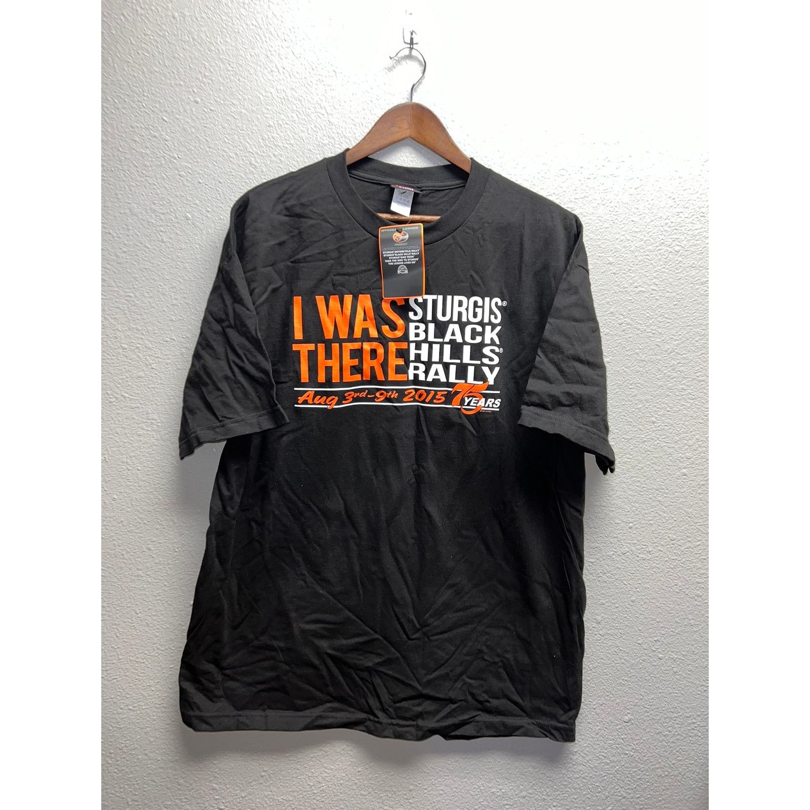 Vintage Sturgis Black Hills Shirt Rally Hot Leathers NWT Shirt XL Size US XL / EU 56 / 4 - 1 Thumbnail