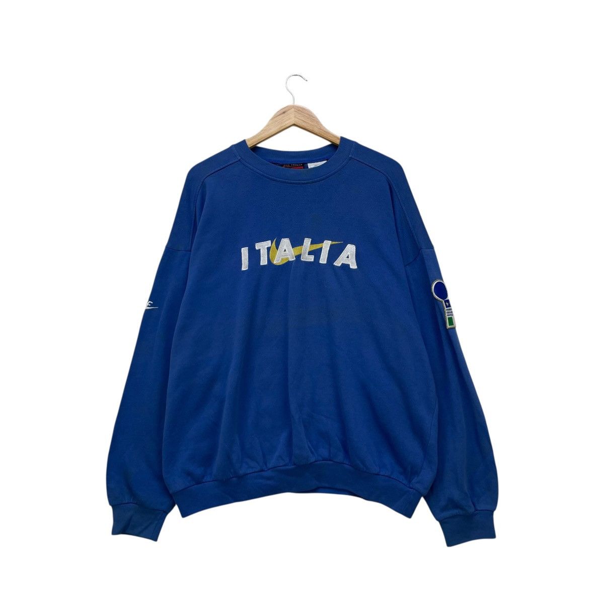 Nike 💥Vintage Nike Italia Sweatshirt Size US M / EU 48-50 / 2 - 1 Thumbnail