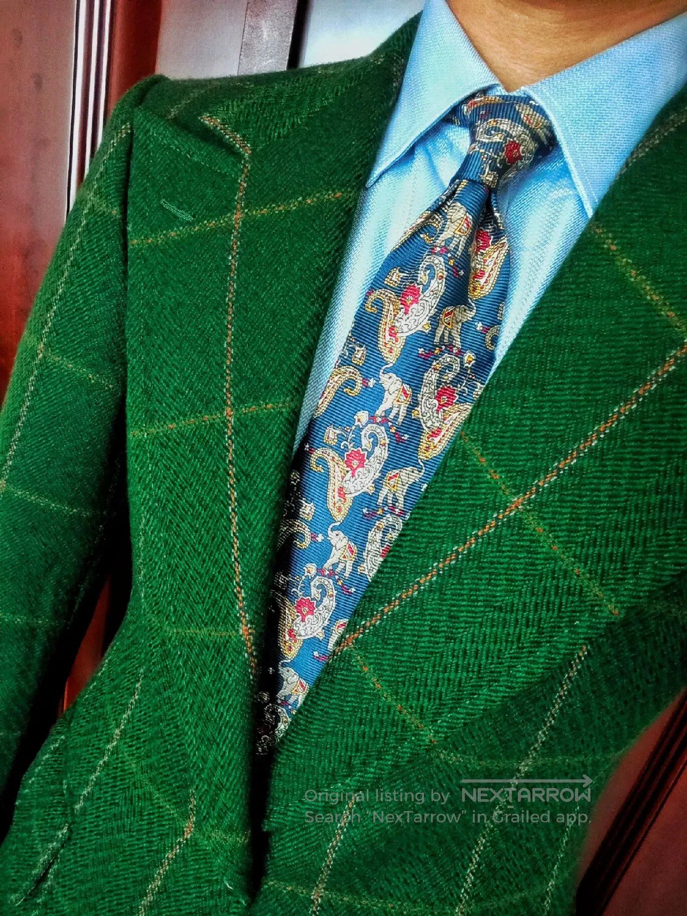 Brioni Classic Beige Checkered Suit Jacket. Size US M / EU 48-50 / 2 - 7 Thumbnail