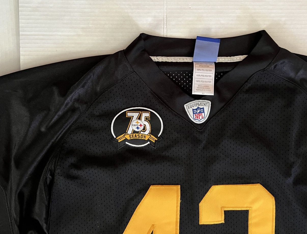 Reebok Pittsburgh Steelers 75th Anniversary Authentic Reebok Jersey Size US XL / EU 56 / 4 - 5 Thumbnail