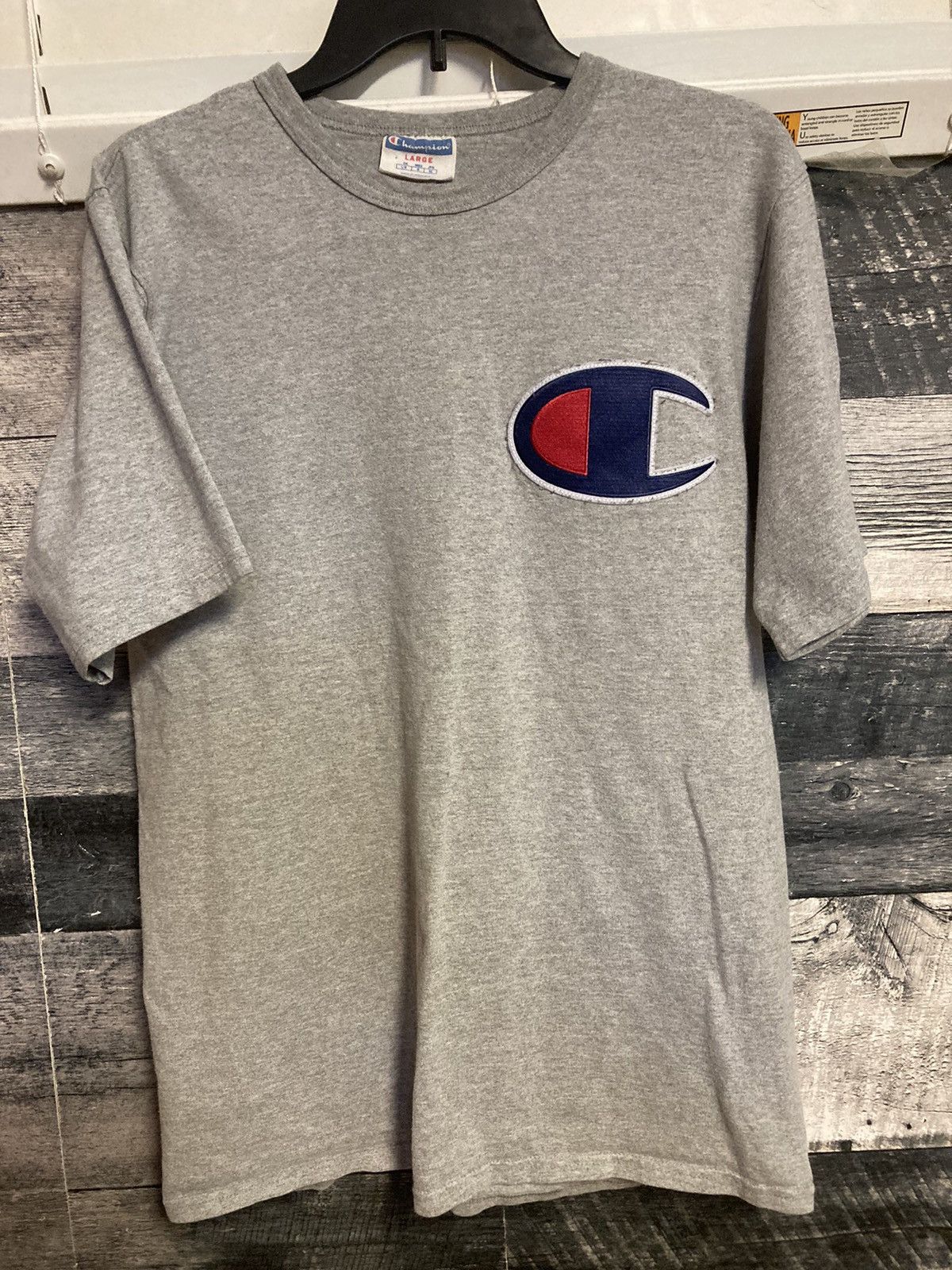 Champion Champion Big Logo T shirt. Size L. Size US L / EU 52-54 / 3 - 2 Thumbnail