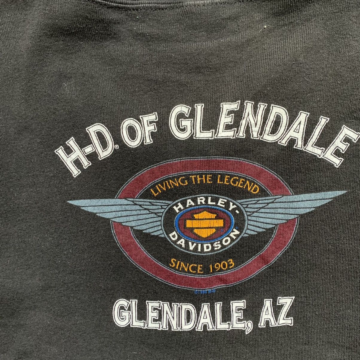 Arizona Jean Co. × Harley Davidson × Vintage Vintage 1996 Harley-Davidson Glendale, AZ T-Shirt Size S / US 4 / IT 40 - 6 Thumbnail