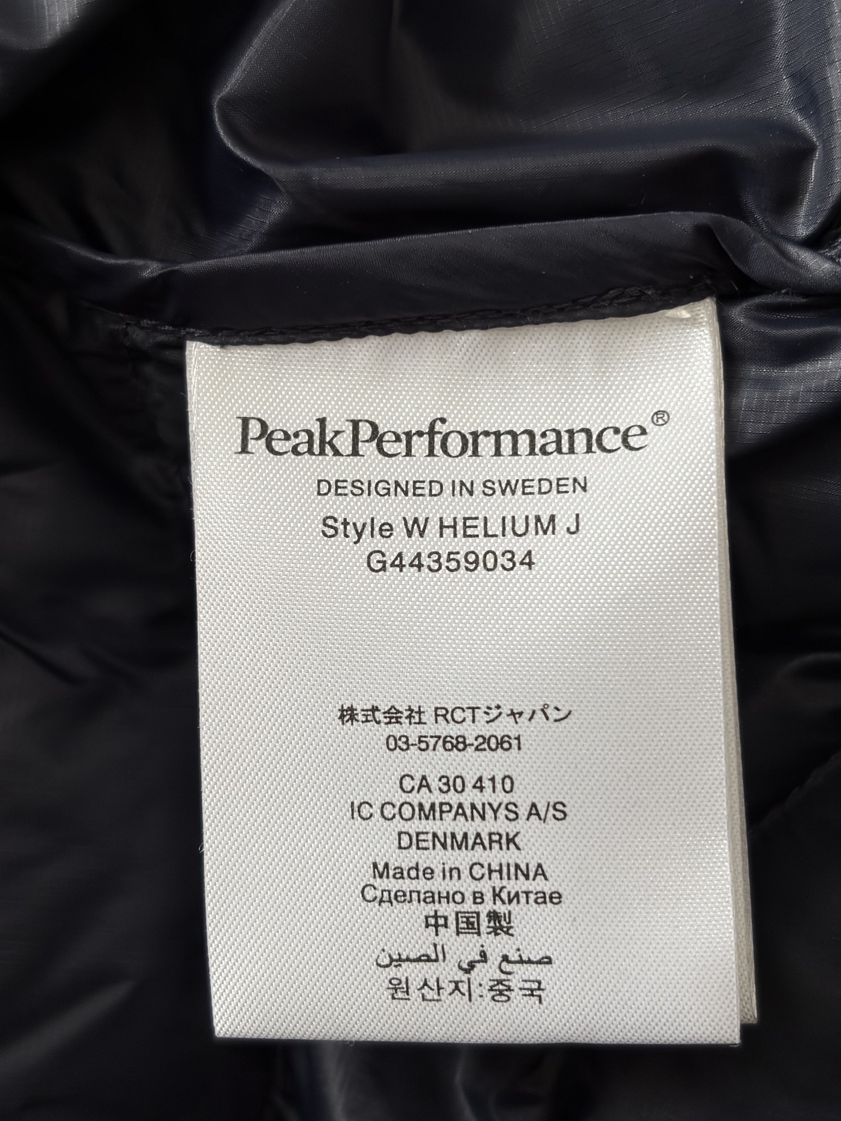 Peak Performance Peak Performance blue helium puffer women's xl/men's large Size US L / EU 52-54 / 3 - 8 Thumbnail