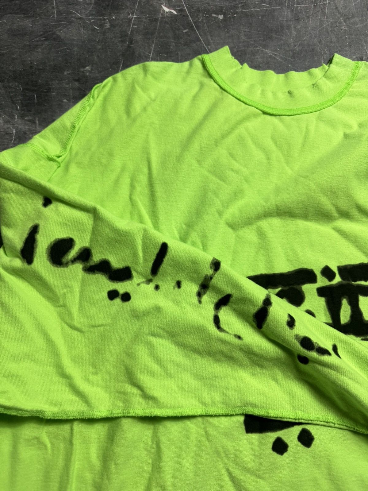 Balenciaga Balenciaga Acid Arab Distressed Long Sleeve Shirt LIMITED Size US S / EU 44-46 / 1 - 4 Thumbnail