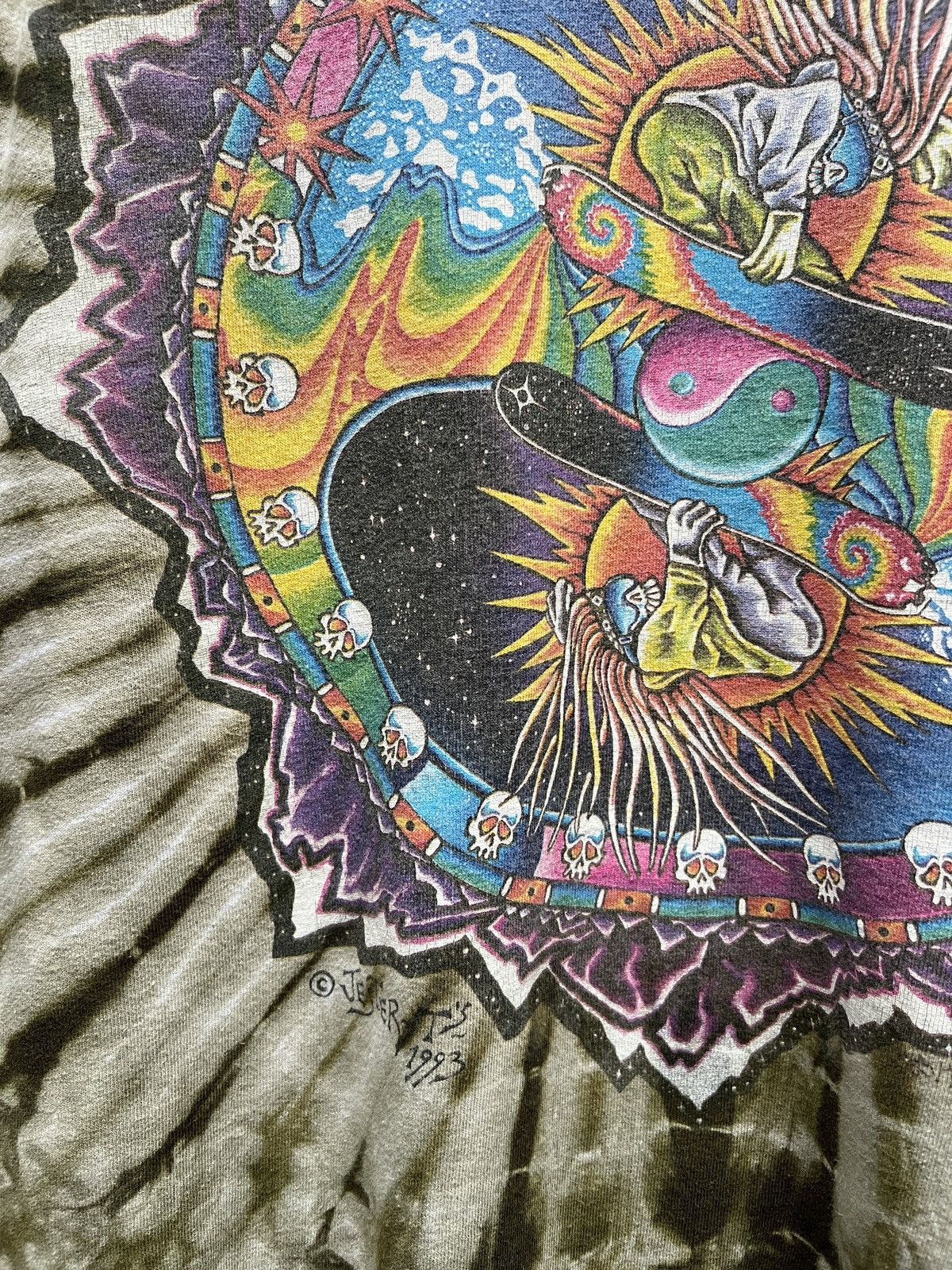 Band Tees Jester T's Tye Dye Gratefuldead tees Size US L / EU 52-54 / 3 - 4 Thumbnail