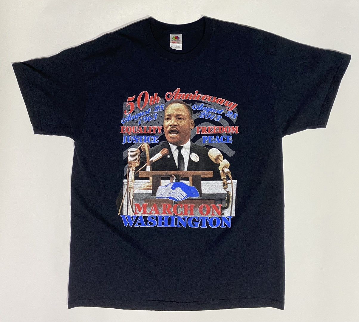 Vintage MLK 50th anniversary March on Washington tshirt (size XL) Size US XL / EU 56 / 4 - 3 Thumbnail