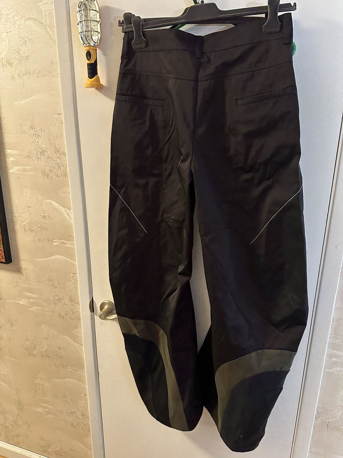 FFFPOSTALSERVICE Fffpostalservice articulated trousers black green size 34 Size US 34 / EU 50 - 2 Thumbnail