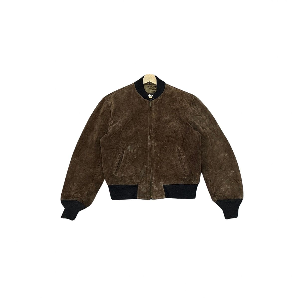 Schott Vintage Schott NYC Made in USA Suede Leather Bomber Jacket Size US M / EU 48-50 / 2 - 1 Thumbnail