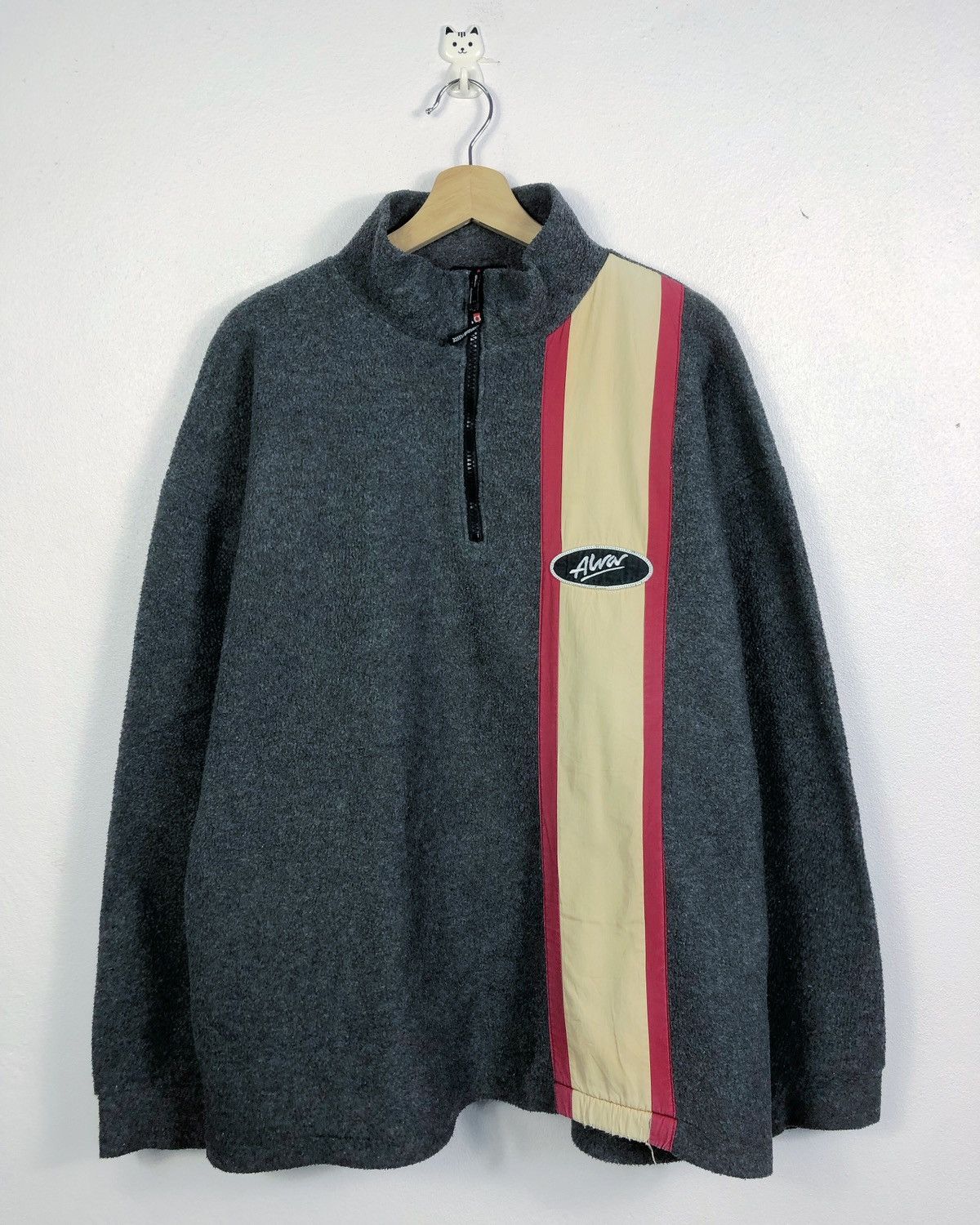 image of Skategang x Vintage Alva Skateboards Tony Alva Sweatshirt in Grey, Men's (Size XL)
